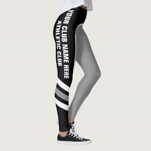 Leggings d'équipe/club de sport personnalisables