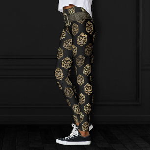 Leggings Dés à jouer RPG Joueur de jeux de rôle sur table