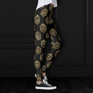 Leggings Dés à jouer RPG Joueur de jeux de rôle sur table