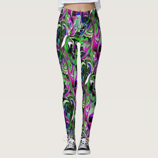 Leggings Des colibris en vol.... (Devant)