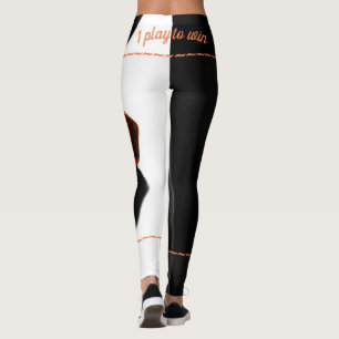 Leggings Dés de jeu de convention DITES "jouer pour gagner