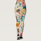 Leggings Des fleurs effervescentes (Dos)