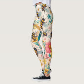 Leggings Des fleurs effervescentes (Gauche)