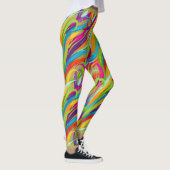 Leggings Des nuances de couleur abstraites, (Droite)