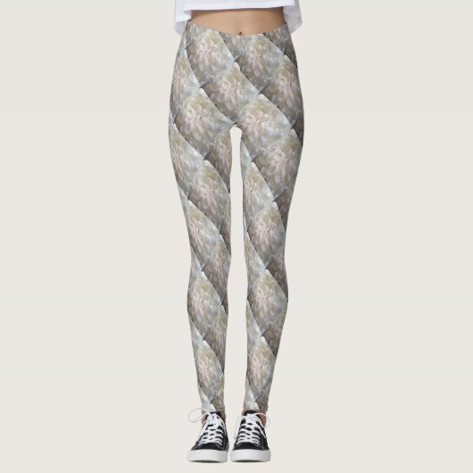 Leggings des ondulations pétales (Devant)