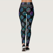 Leggings Dés RPG | Holo Imaginaire Retro Tabletop PnP Gamer (Dos)