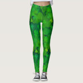 Leggings Des Shamrocks chanceux, des habits partout (Devant)