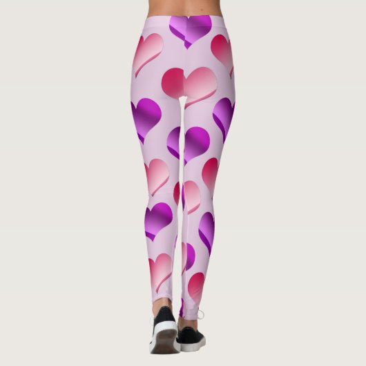 Leggings Des tas de coeurs (Dos)