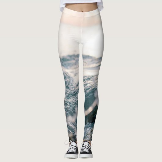 Leggings Des vagues de mer impressionnantes | Meilleur cade (Devant)
