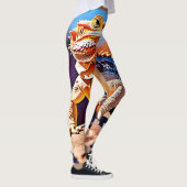 Leggings Desert Lizard Gros plan (Droite)