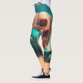 Leggings Desert whale house (Gauche)