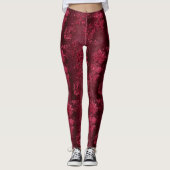 Leggings Design 5 de la gamme Claret Velvet (Devant)