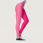 Leggings Design à deux tons clair et rose chaud (Droite)