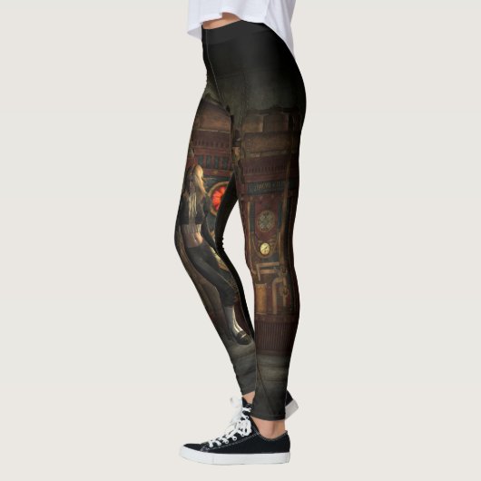 Leggings Design à vapeur magnifique (Gauche)