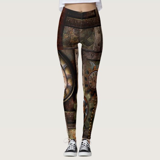 Leggings Design à vapeur magnifique (Devant)