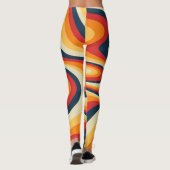 Leggings Design abstrait et coloré (Dos)