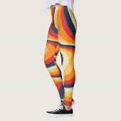 Leggings Design abstrait et coloré (Gauche)