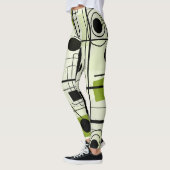 Leggings Design abstrait moderne, lignes dynamiques Lancer (Gauche)