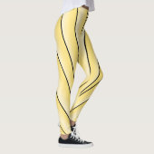 Leggings Design Art déco Jaune (Droite)