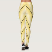 Leggings Design Art déco Jaune (Dos)