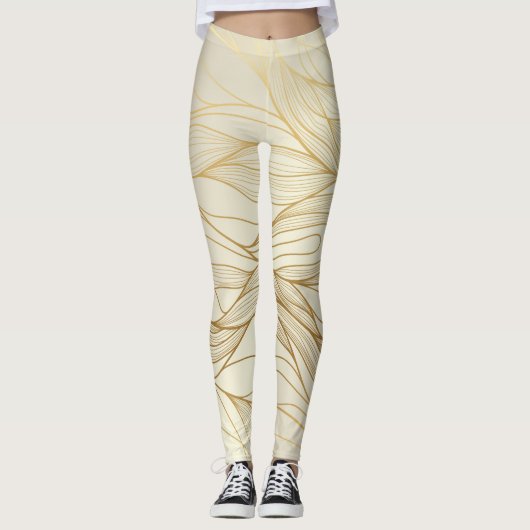 Leggings Design artistique moderne (Devant)
