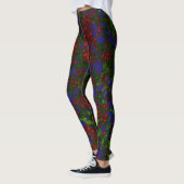 Leggings Design bleu taupe (Gauche)