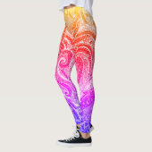 Leggings Design chic de couleur Mutli (Gauche)