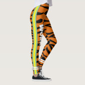 Leggings Design coloré l imprimé Cheetah l Brun moderne (Droite)
