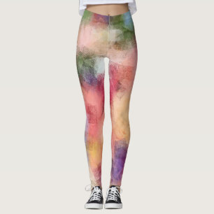 Leggings Design d'art Abstrait moderne et élégant