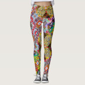 Leggings Design d'art populaire portugais (Devant)