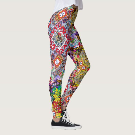 Leggings Design d'art populaire portugais (Droite)