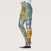 Leggings Design de carreaux Talavera portugais (Gauche)