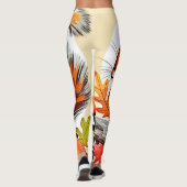 Leggings Design de charme d'écureuil d'automne (Dos)
