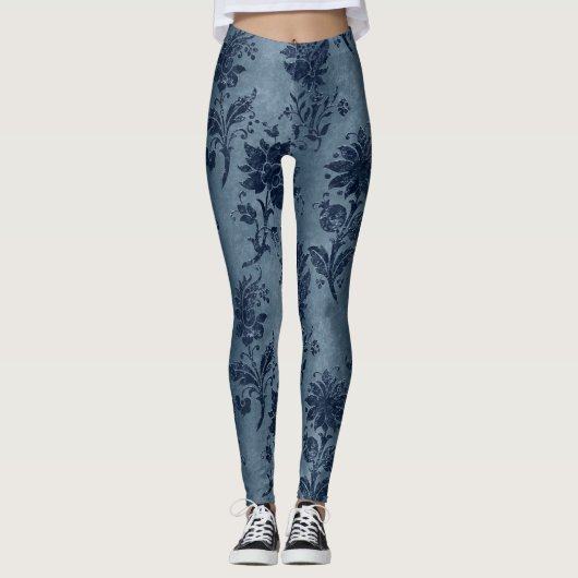 Leggings Design de la série Blue Velvet 9 (Devant)