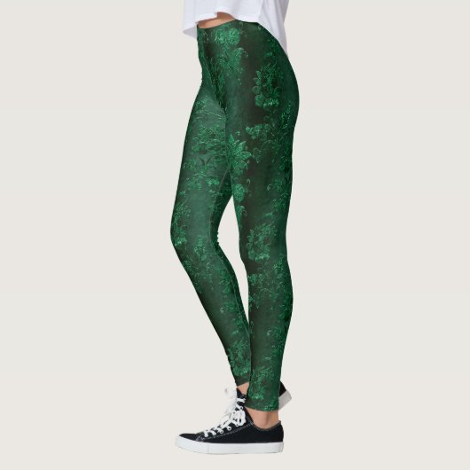 Leggings Design de la série Green Velvet 8 (Gauche)
