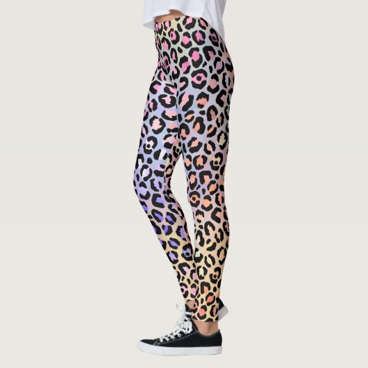 Leggings Design de la série Leopard Iridescente 7 (Gauche)