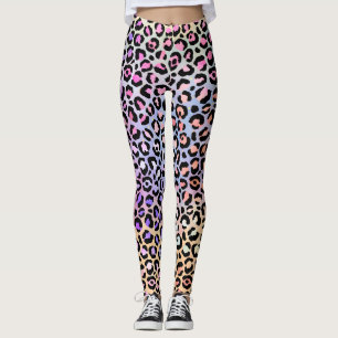 Leggings Design de la série Leopard Iridescente 7