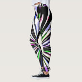 Leggings design de mandala de fleurs (Gauche)
