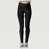 Leggings Design de Miami Circles (Devant)