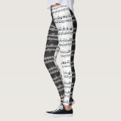 Leggings Design de partition (Gauche)