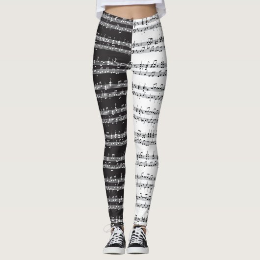 Leggings Design de partition (Devant)