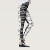 Leggings Design de partition (Droite)