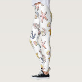 Leggings Design de plage simple et agréable (Gauche)