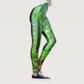 Leggings Design de tranquillité de la forêt de Redwood (Droite)