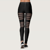 Leggings Design déchiré à la mode (Dos)