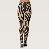 Leggings Design d'impression de peau de tigre  (Dos)