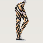 Leggings Design d'impression de peau de tigre  (Droite)