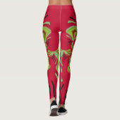 Leggings Design élégant citron rouge design motif (Dos)