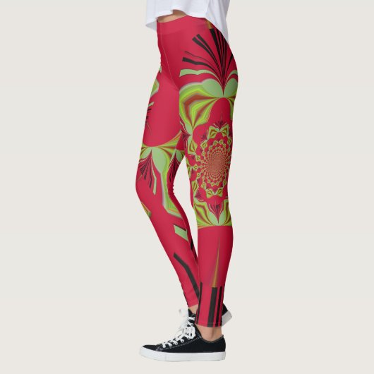 Leggings Design élégant citron rouge design motif (Gauche)