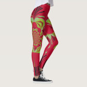 Leggings Design élégant citron rouge design motif (Droite)